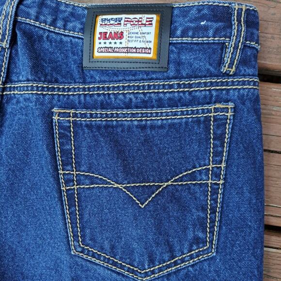 Ice Pole Denim Jeans Mens Vintage 38x32 - Picture 6 of 12
